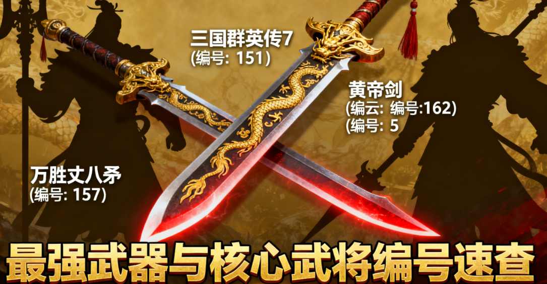 三国群英传7秘籍最强武器编号