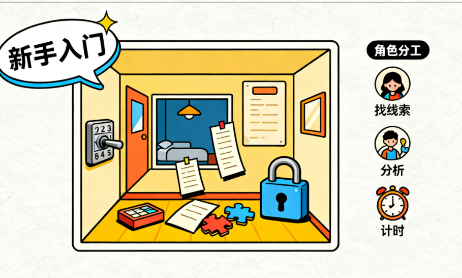 密室逃脱怎么玩新手入门