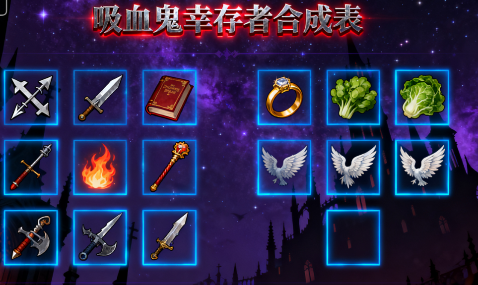 吸血鬼幸存者合成表